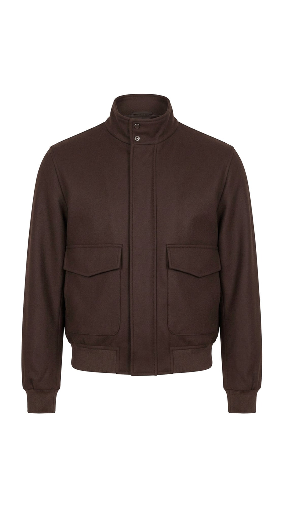 The Noir Barnes — Espresso Wool Blouson