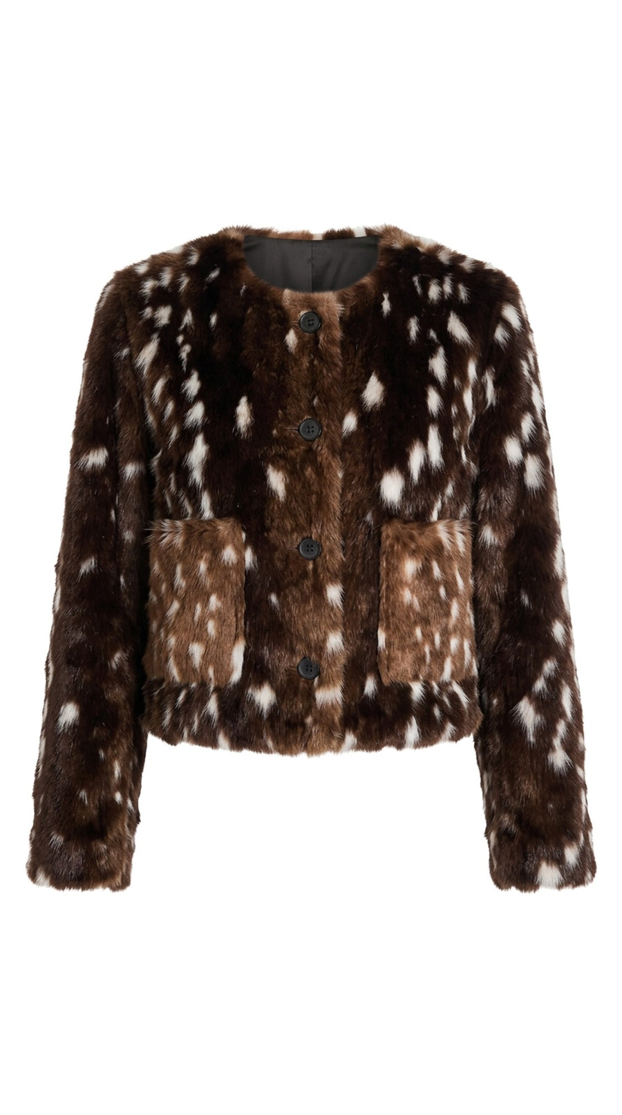 The Noir Fetlar — Fawn-Spot Cropped Jacket